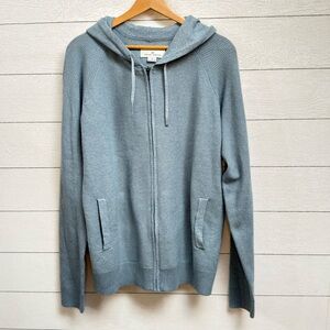 Modern Ambition Men's NWOT Recycled Material Sky Blue Zip Up Hoodie - M